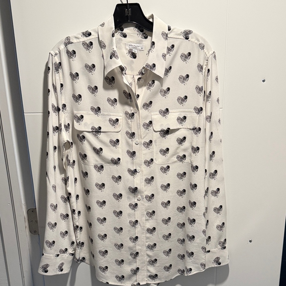 Equipment Long Sleeve Blouse